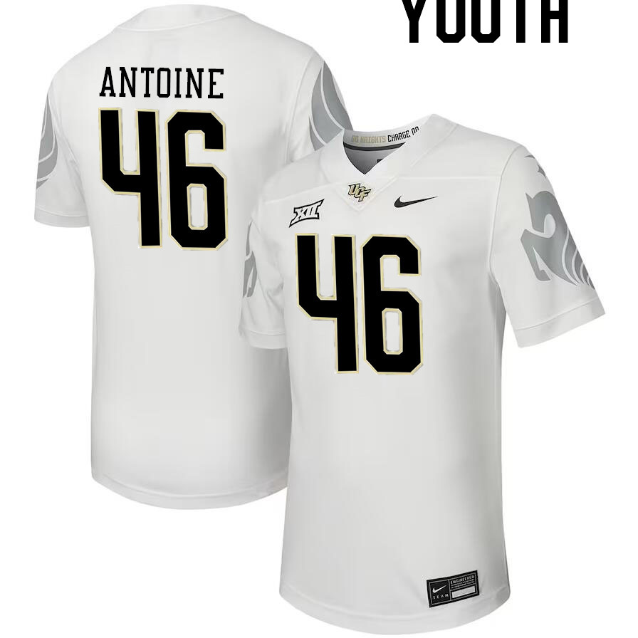 Youth #46 Nicholas Antoine UCF Knights Big 12 Conference College Football Jerseys Stitched-Black